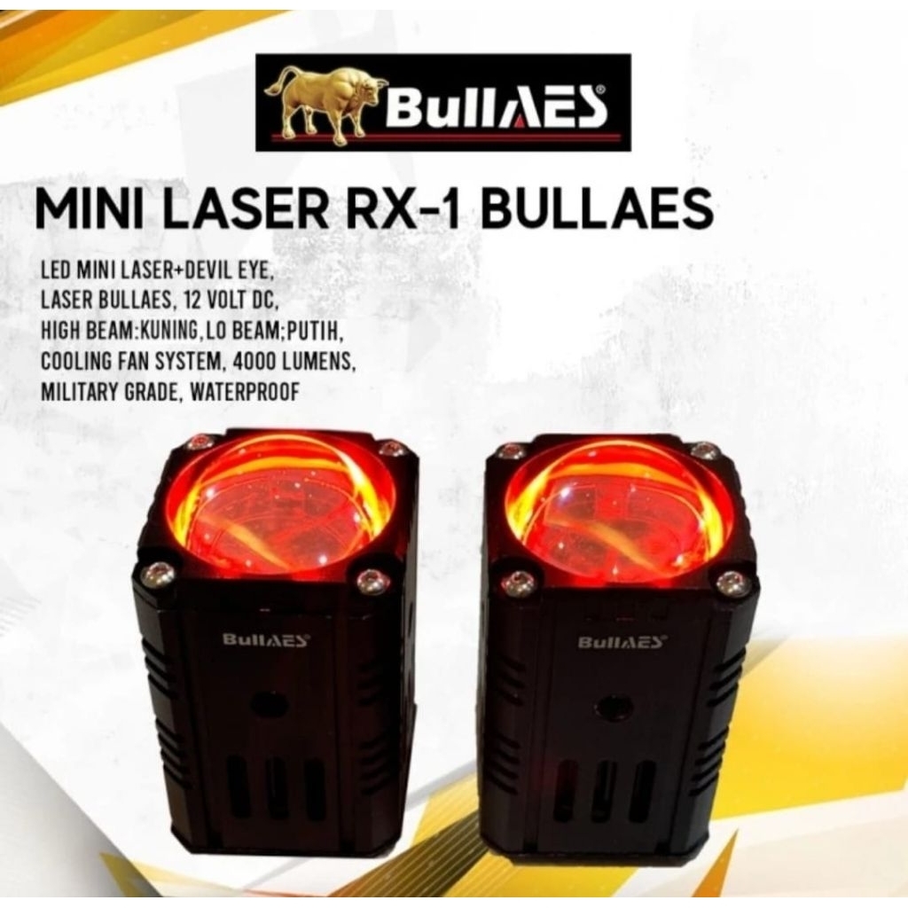 # 2 PCS # BULLAES RX 1 28 WATT