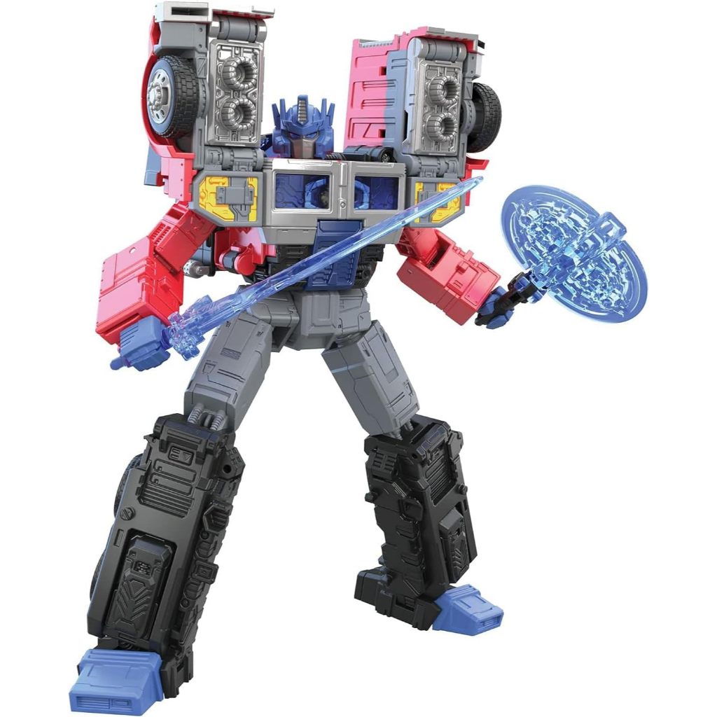 Transformers Toys Generations Legacy Series Leader G2 Universe Laser Optimus Prime Action Figure - K