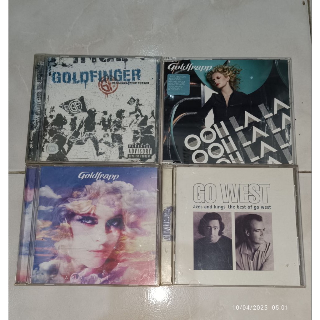 cd GOLDFINGER-Disconnection Notice / GOLDFRAPP-Ooh La La / GOLDFRAPP-Head First / GO WEST-Aces and K