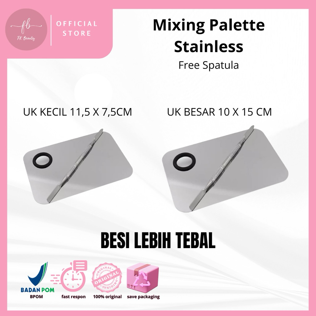 Mixing Palette Mixing Palette Spatula Stainles Makeup Foundation