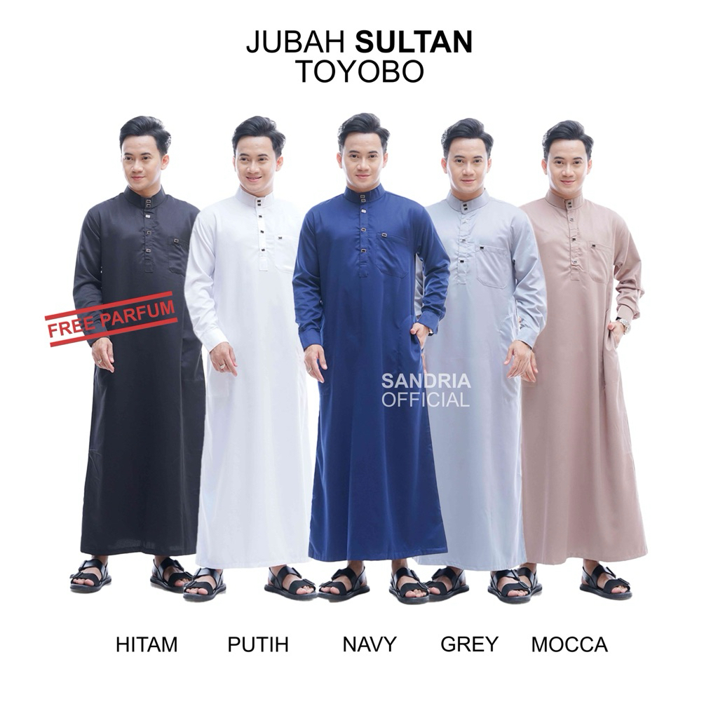 Jubah Pria Gamis Pria Dewasa Jubah Sultan Lengan Panjang