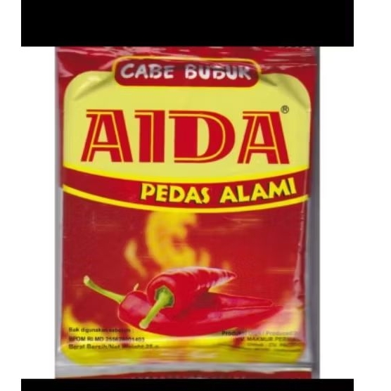 Aida Bubuk Cabe Asli /100% Cabe Asli