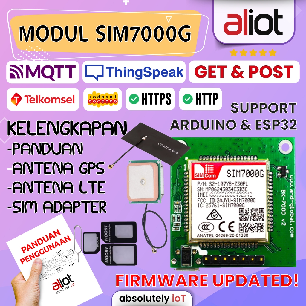 SIM7000G MODUL SIM7000G SIM7000 Modul Nb-IoT/LTE/GPS NBIOT modul 4g Lte