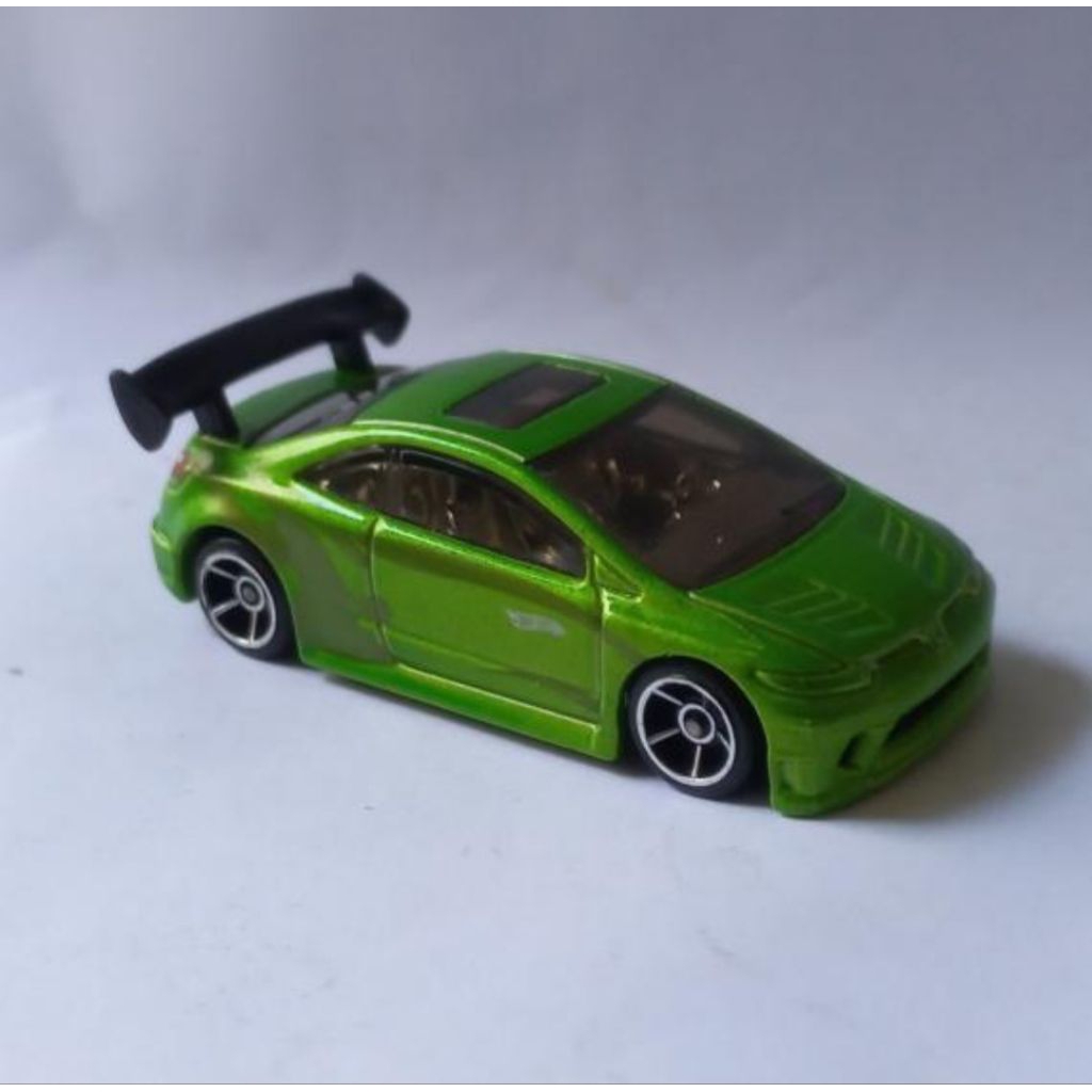 hot wheels honda civic si green 2006 first editions loose diecast (t)