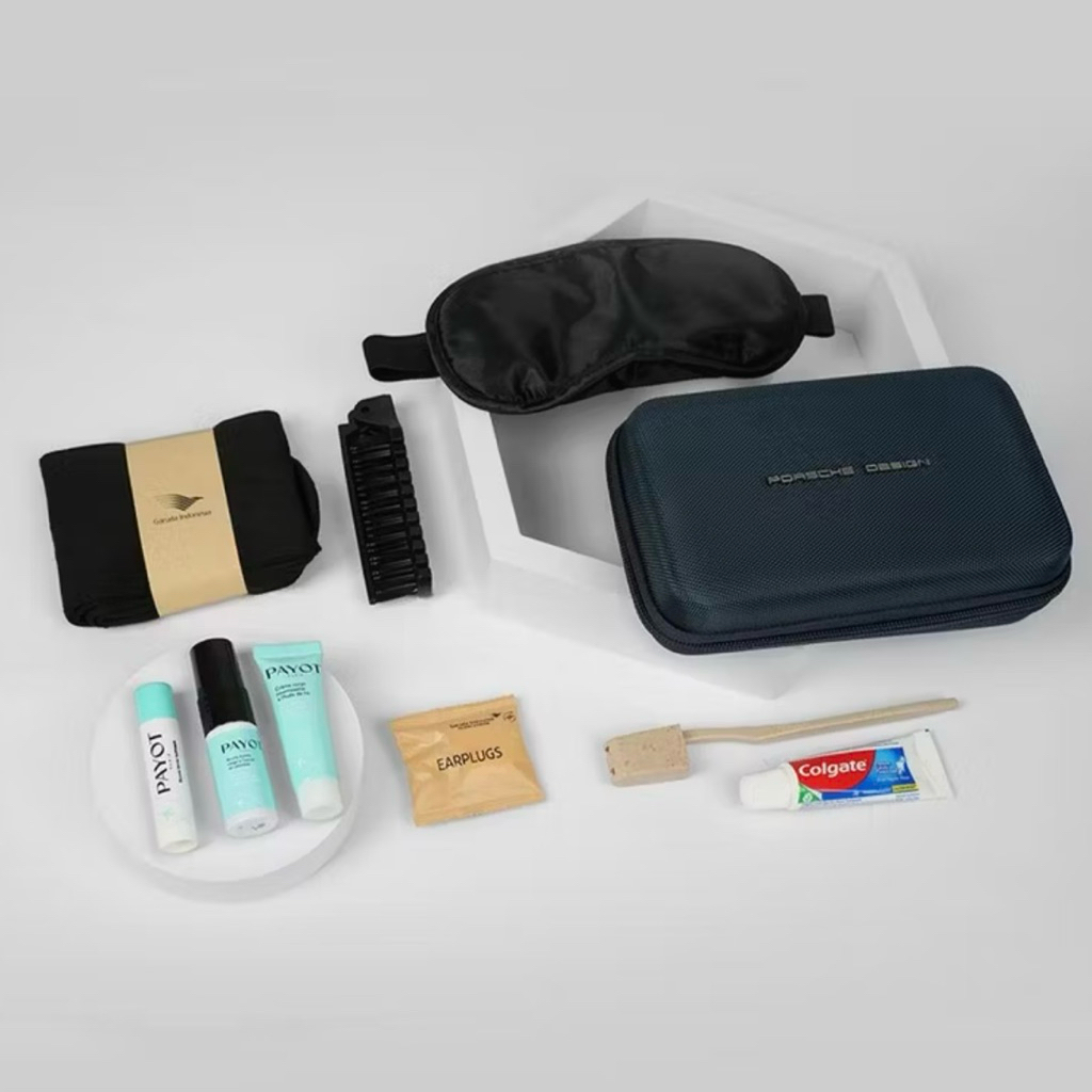 Amenity Kit Garuda Indonesia Pporschhe Design Pouch Original Authentic Business Class