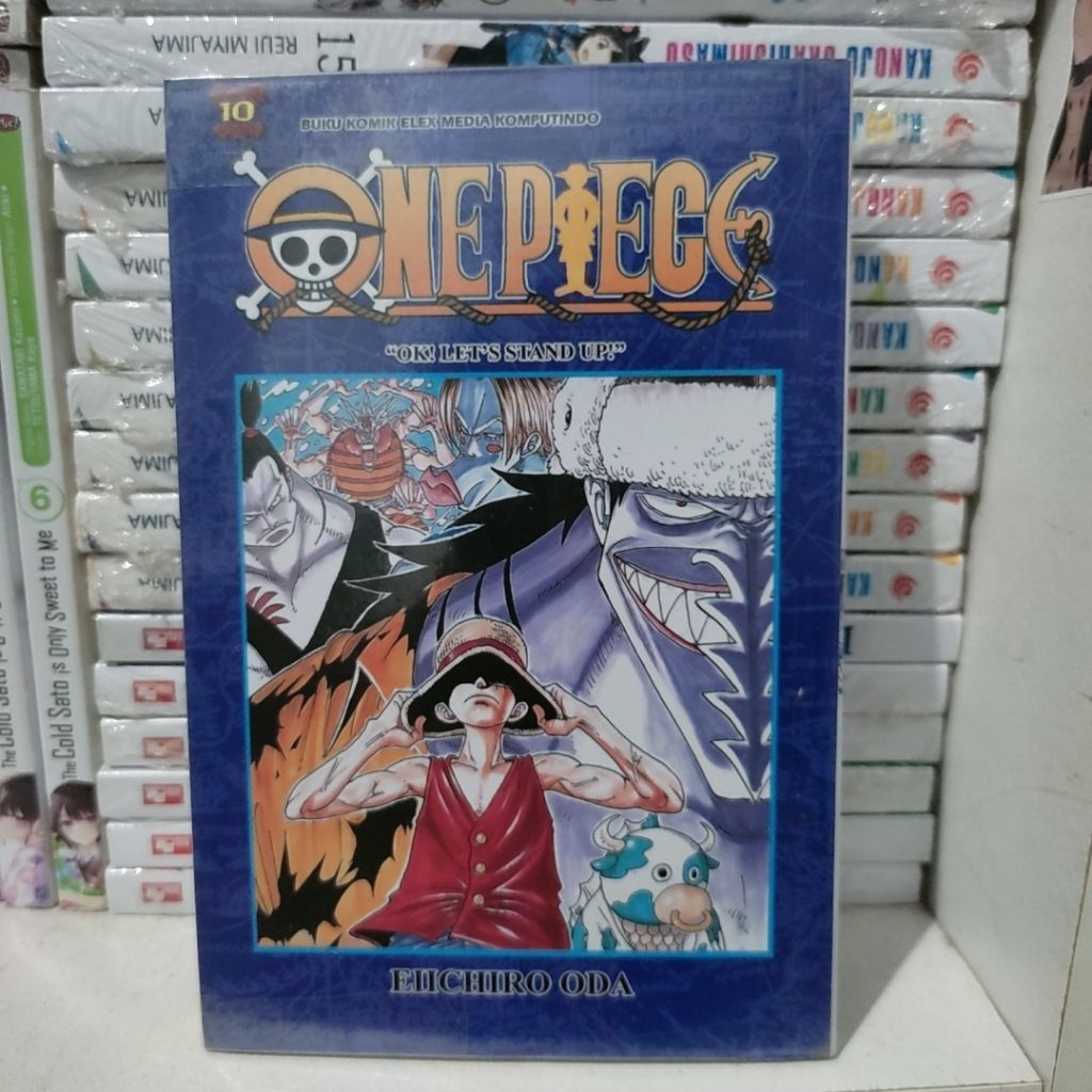 komik one piece vol 10 preloved kertas bookpaper