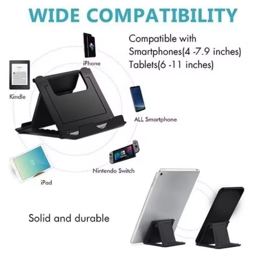 Holder Foldable Phone HP Tablet 10 inch Universal
