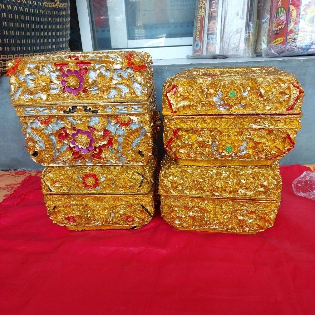 keben kotak diameter 25 cm.bahan fiber resin.grade A dan B