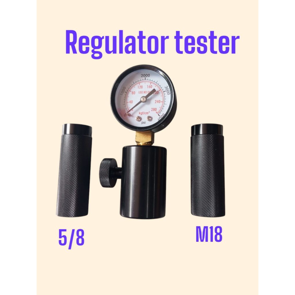 Regulator Tester, Alat setting output regulator PCP, Alat setting regulator paintball, Pengukuran Te