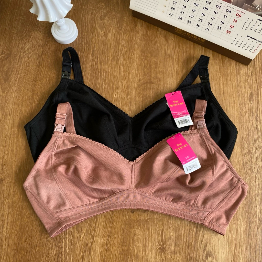 THE BRAHOUSE NURSING BRA SIZE 34C 36B 36C 38C C75 B80 C80 C85 PENGAIT 2x3 STEP BH MENYUSUI TANPA BUS