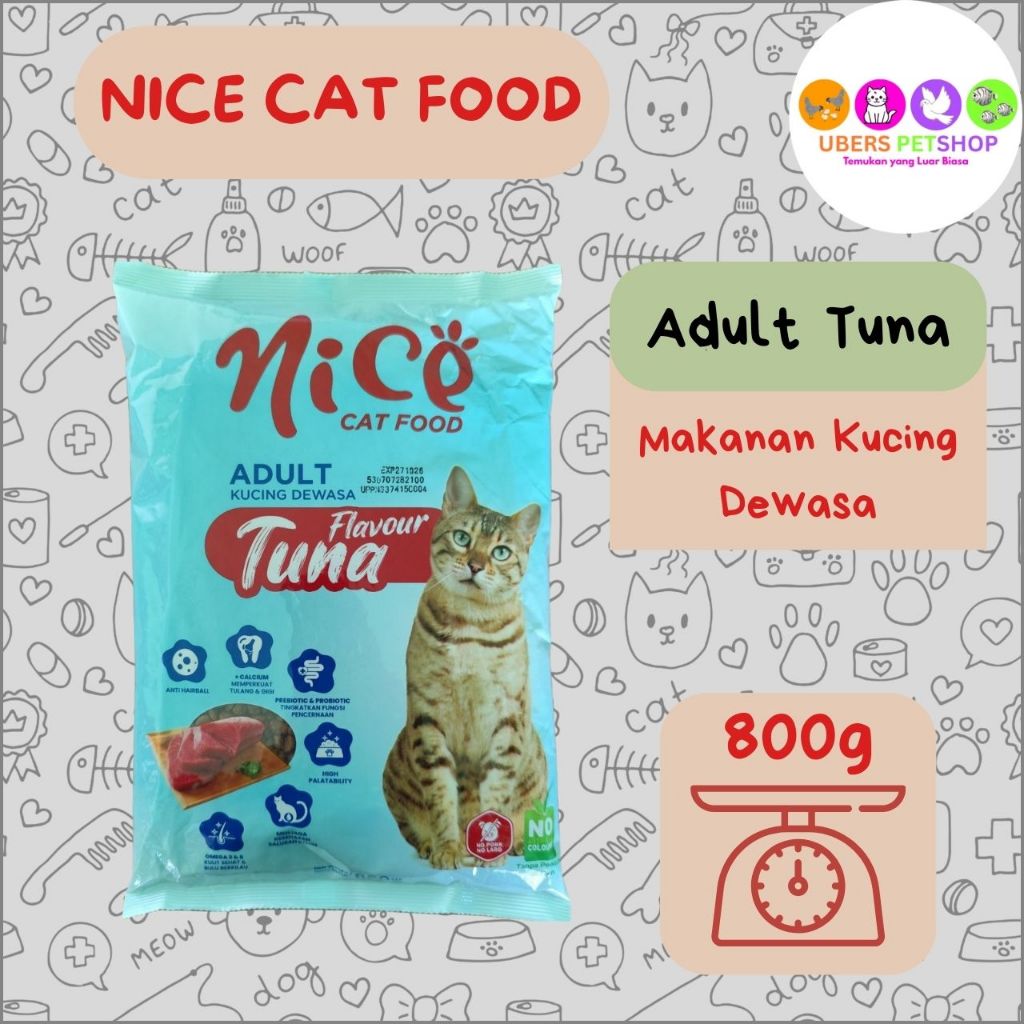 Nice Donat Tuna 800 gr - Dry Cat Food ~ GROSIR