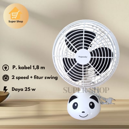 Kipas Angin Meja Type 808 Karakter Panda