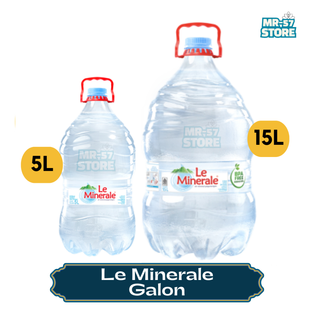 LE MINERALE GALON 5 LITER / 15 LITER AIR MINERAL GALON