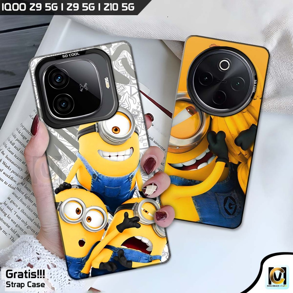 Case So Cool Iqoo Z9 5G | Iqoo Z9X 5G | Iqoo Z10 5G Terbaru 2025 Motif Minion | SoftCase HP Vivo IQO