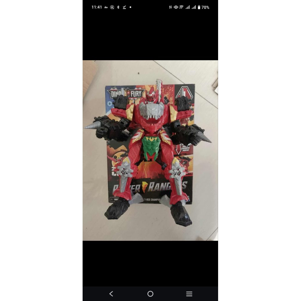 zord link red ranger dino fury