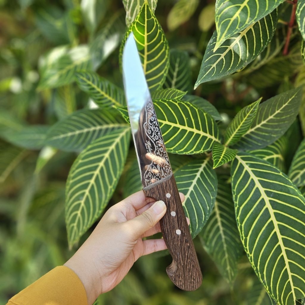 Pisau Sembelih Hulusi Turkey 18cm Gagang Kayu Vange
