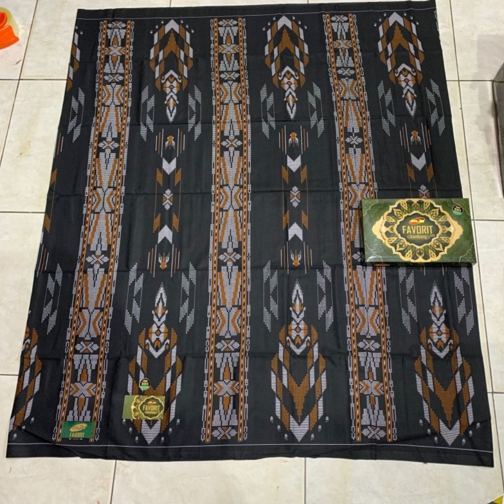 Sarung Atlas Idaman Khusus Hitam, Sarung atlas Motif BHS Motif Bagus Bagus, Sarung
