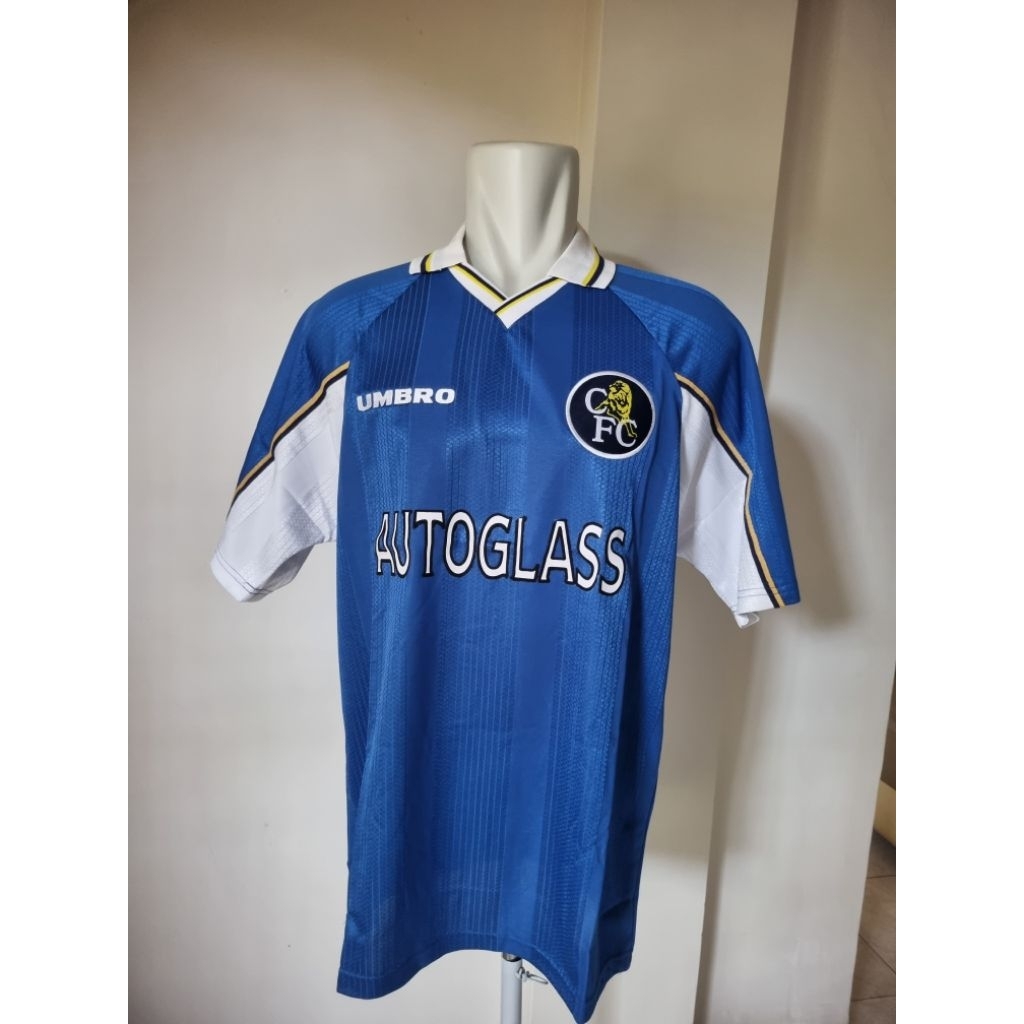 Jersey Retro Chelsea Home 1998-1999, grade ori, size XL