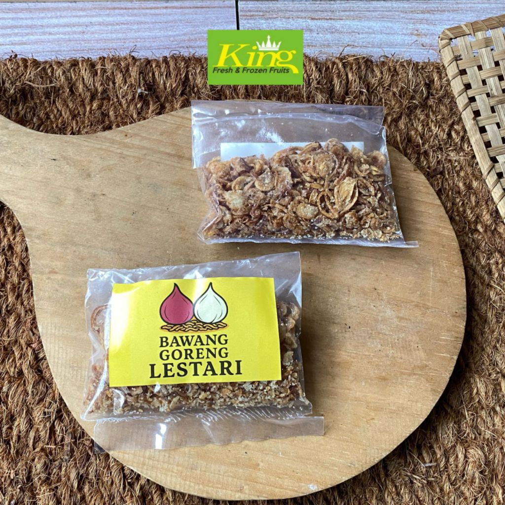 Bawang merah goreng, bawang merah goreng plastik, bawang merah goreng kemasan