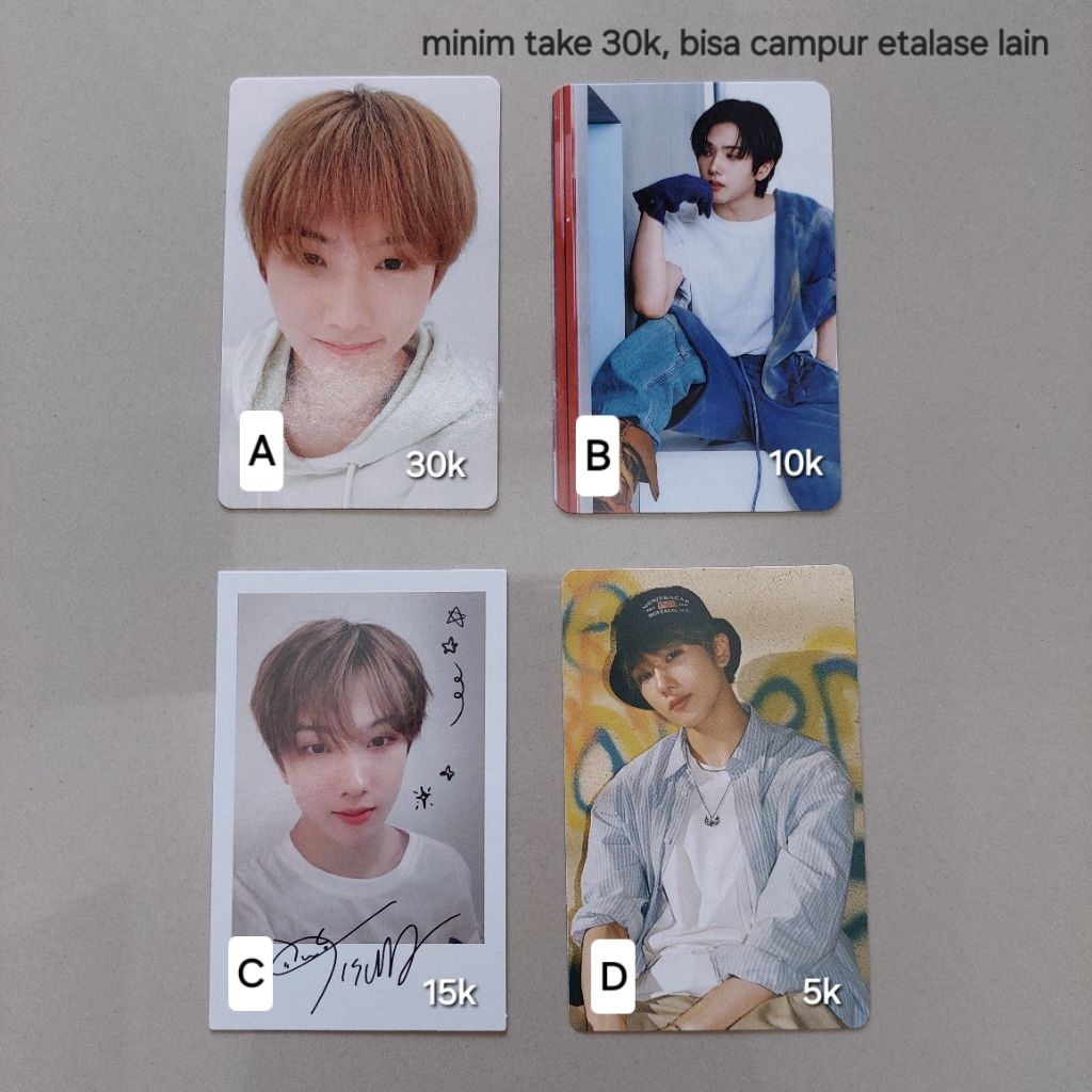 [read desc] PC OFFICIAL NCT DREAM JISUNG - photocard album hoodie benefit pob hello future sticker h