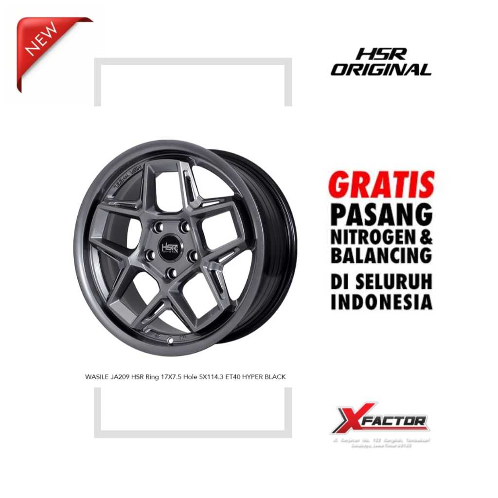 VELG MOBIL HSR R17 HSR WASILE R17X7.5 H 5X114,3 ET40 HB