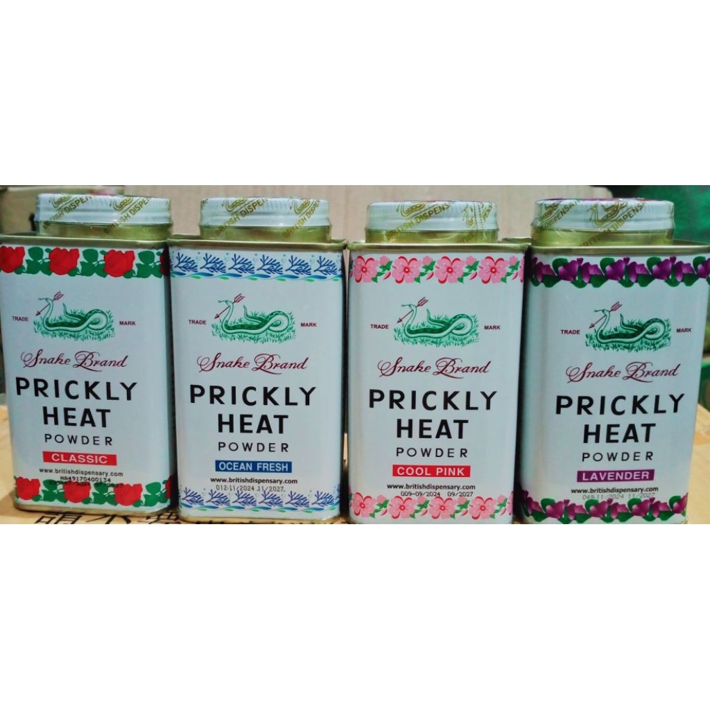 SNAKE BRAND PRICKLY HEAT POWDER 150GR, 300GR BEDAK BIANG KERINGAT GATAL, BEDAK ULAR THAILAND