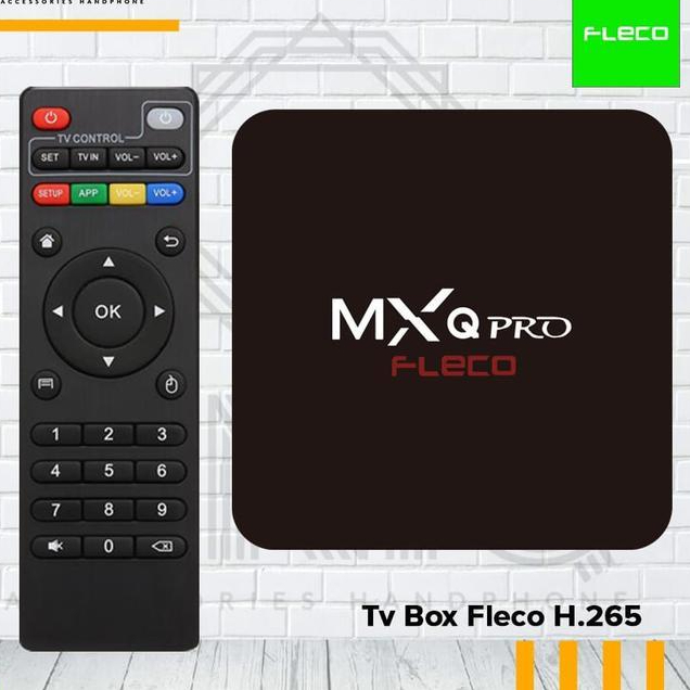 Android TV BOX MXQ FLECO Quad Core 2gb + 16GB HDMI SD Slot TV Set-Top Box Media Player Android 10
