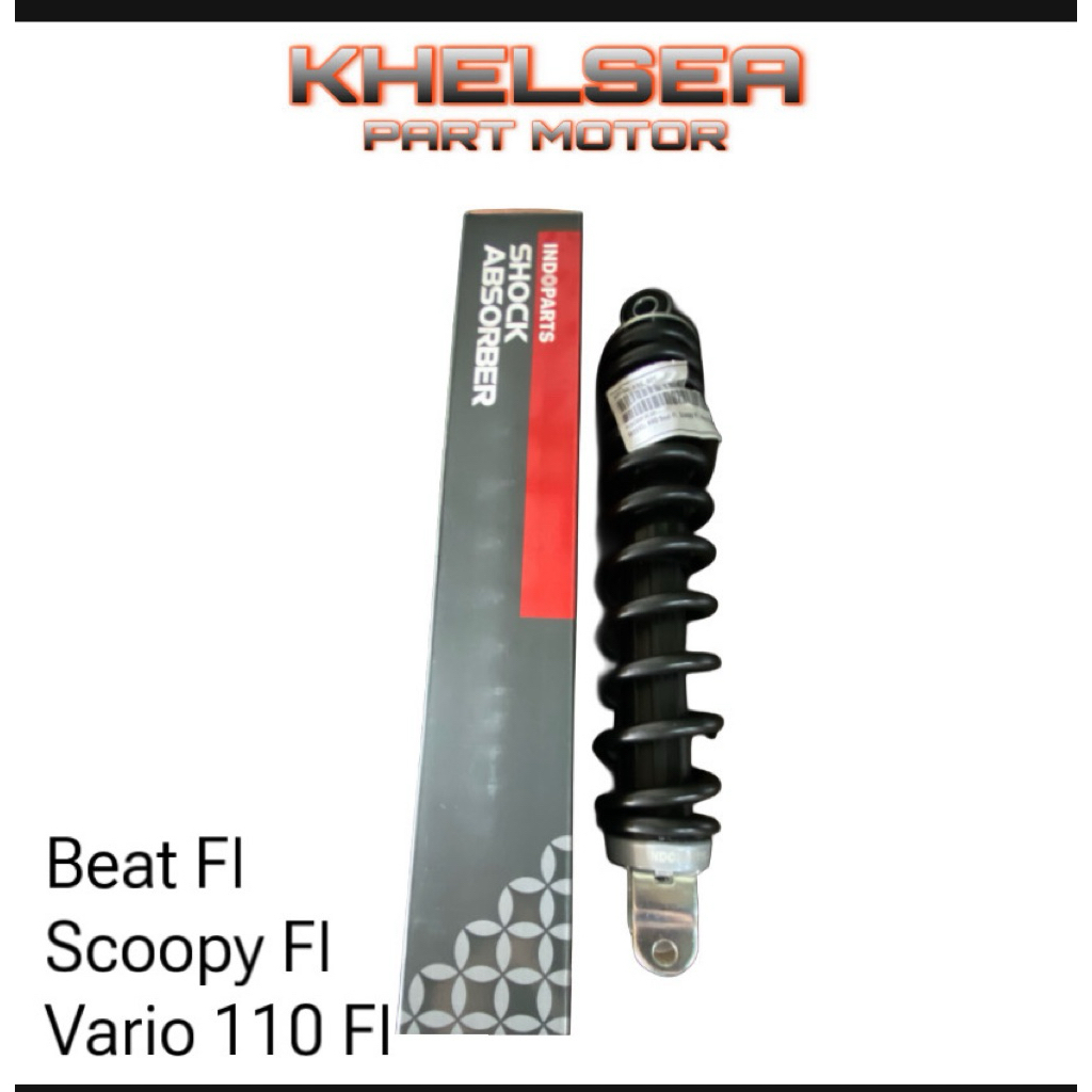INDOPARTS Shock Bracker Shock Absorber belakang Beat FI Scoppy FI Vario 110 FI