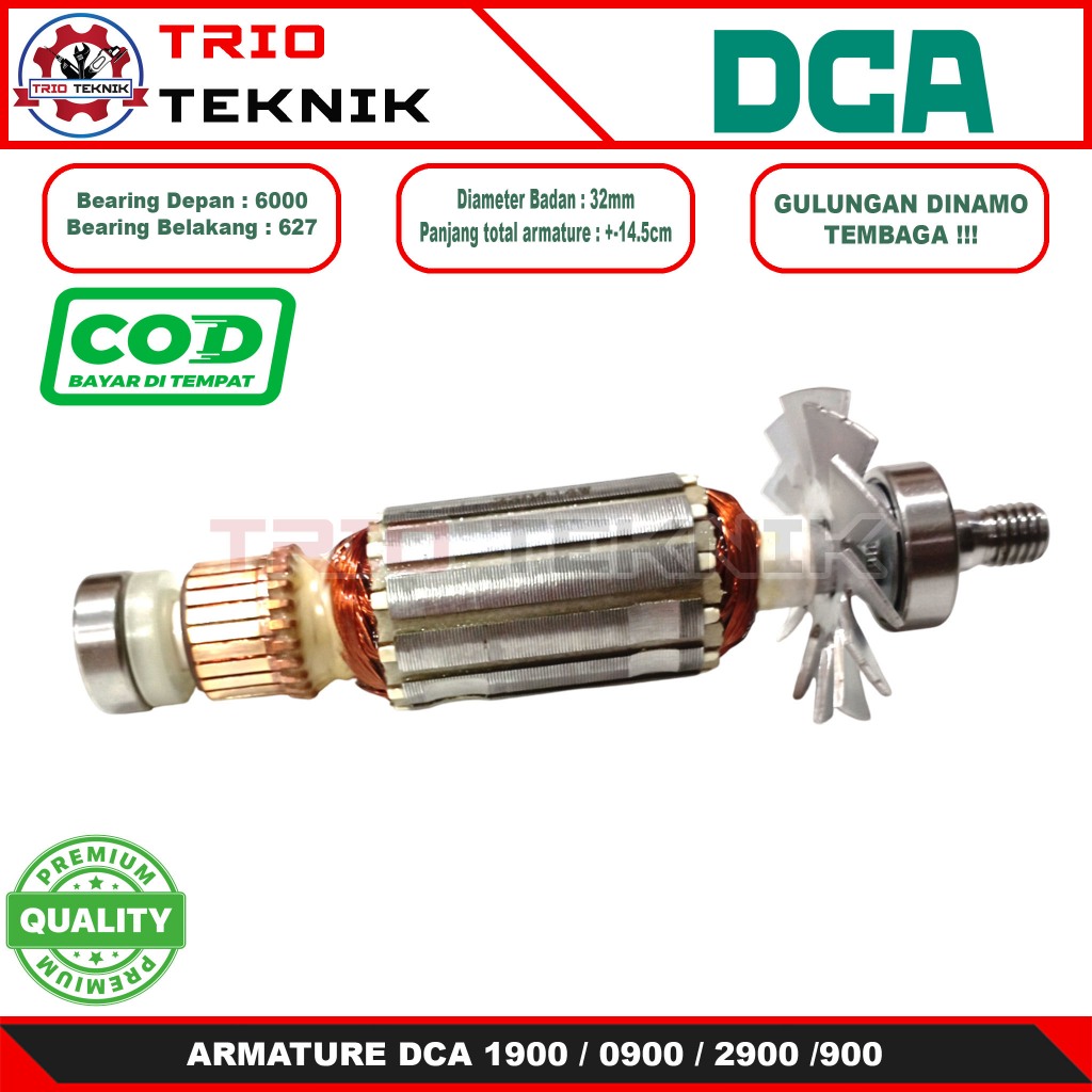DCA Armature Angker N1900B Mesin Serut Ketam Makita N 1900 B