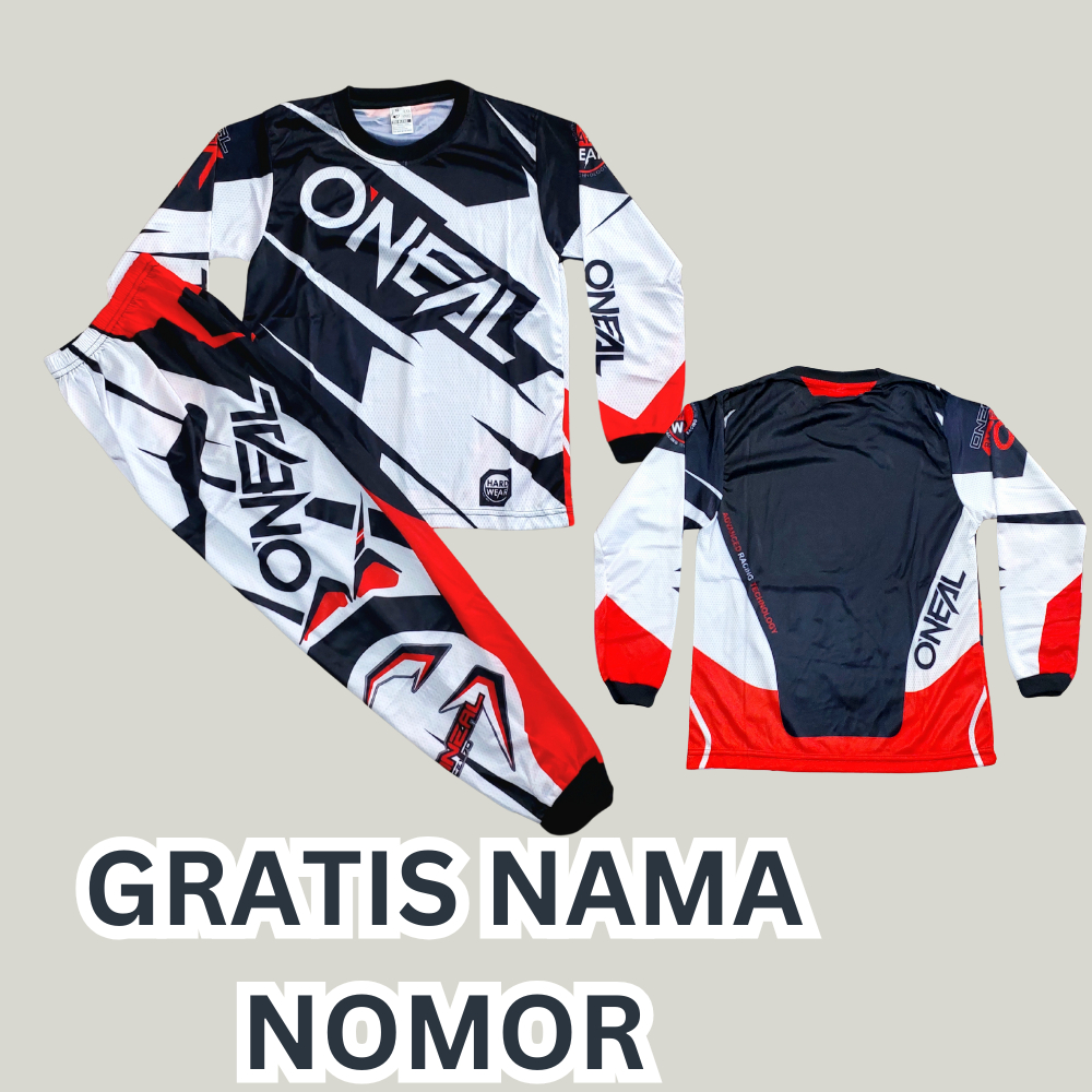 Jersey balap setelan baju motor cross baju balap sepeda motor anak