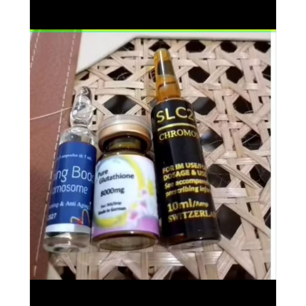 SLC24A5 platinum vit c white secret glutathione paket hemat terlaris