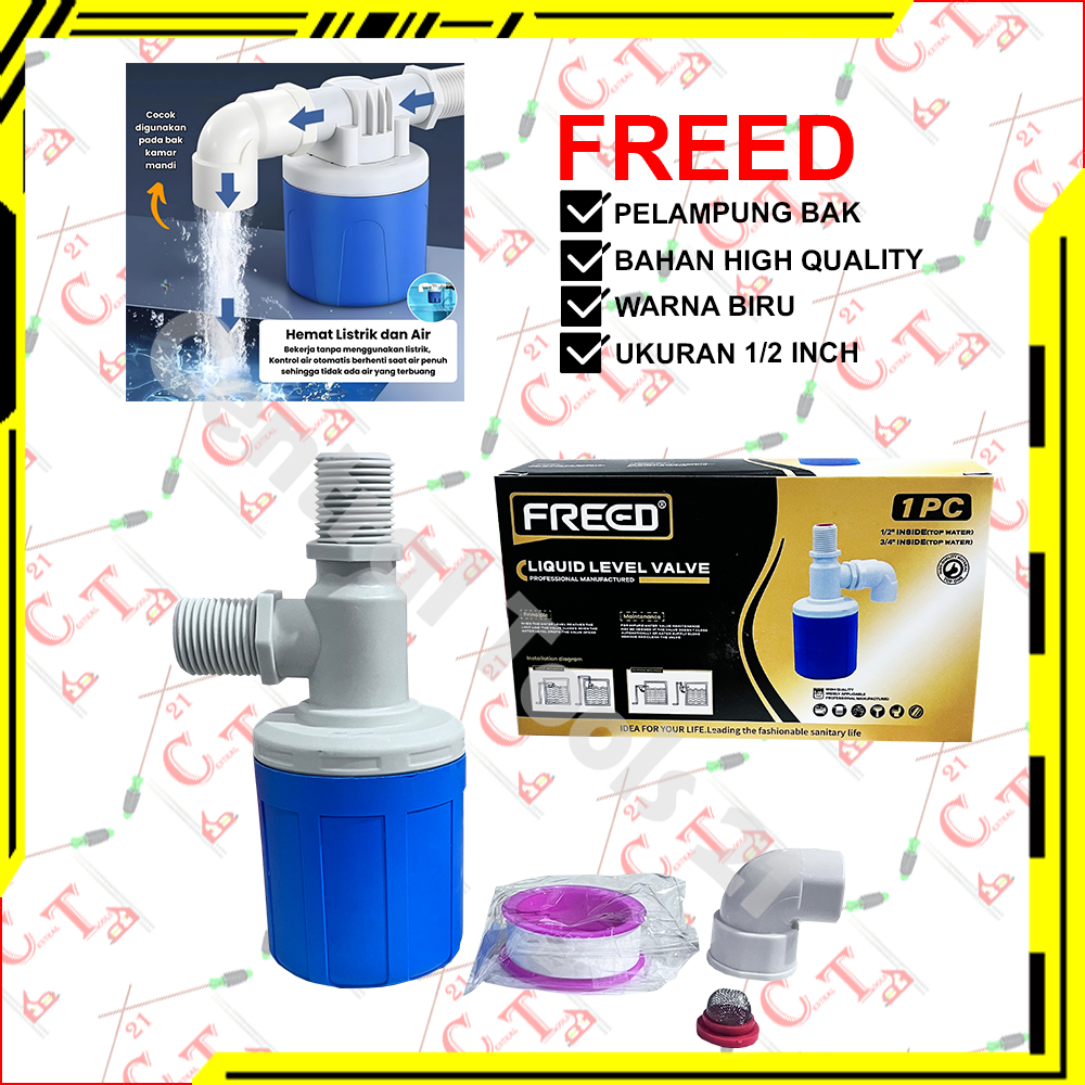 Pelampung Otomatis Bak Mandi Kran Air 1/2 Inch Freed / Pelampung Kamar Mandi Toren