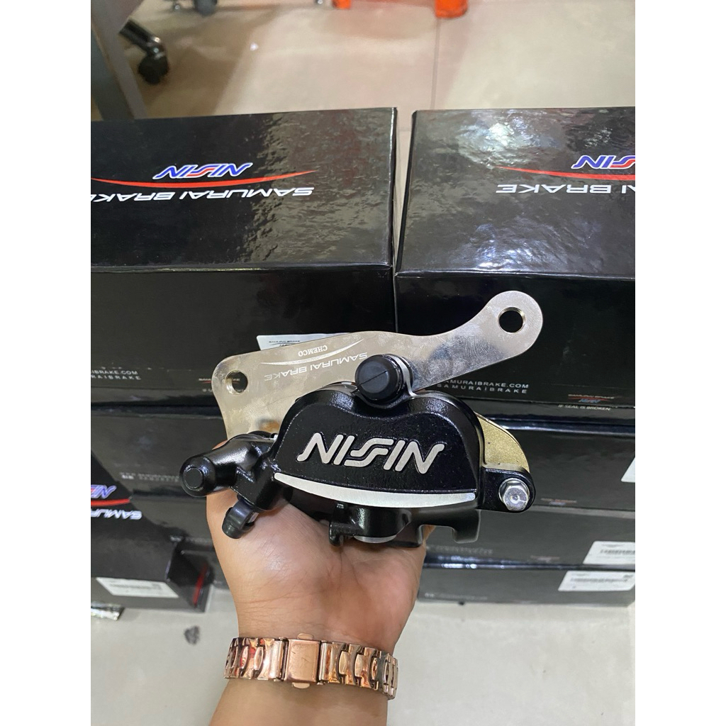 KALIPER NISSIN 2 PISTON NMAX DEPAN DAN BELAKANG