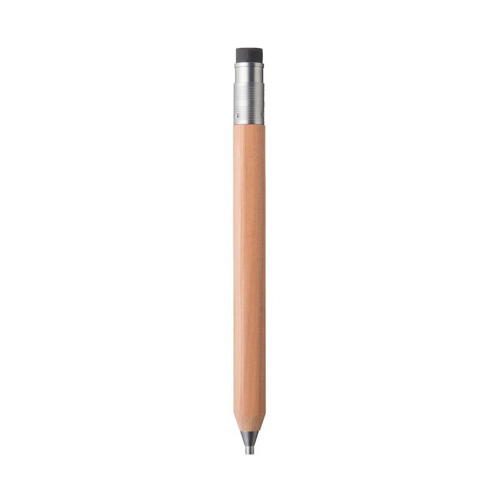 Muji Wooden 2mm Mechanical Pencil Pensil Mekanik Original Japan Muji Jepang