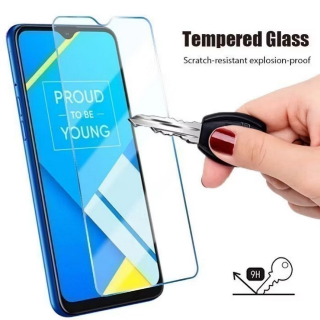 Tempered Glass Bening realme 14 14T 14X 5 5i 5S 5 pro 3 3i 3 pro 2 2 pro 1 6i 6 pro 6S 7 7i 7pro V3 