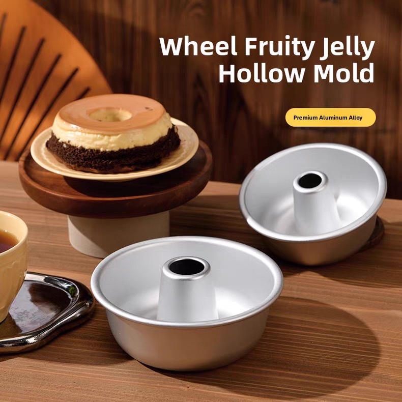 Loyang Tulban Aluminium Tebal Cetakan Kue Bolu Panggang Anti Lengket 21 24 cm Merek Limas