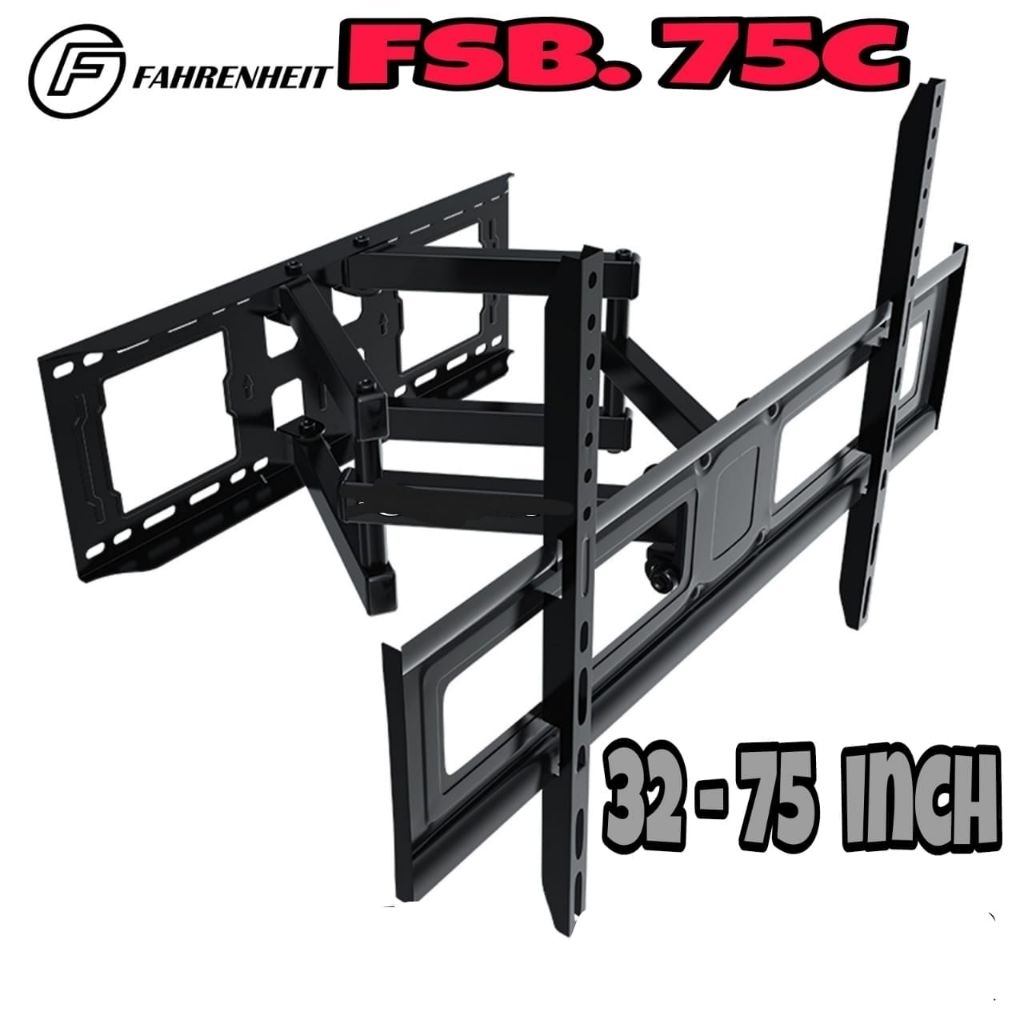 Braket dinding WALL MOUNT FAHRENHEIT 32 36 38 40 41 43 45 46 48 50 53 55 60 65 70 75 gerak samping k