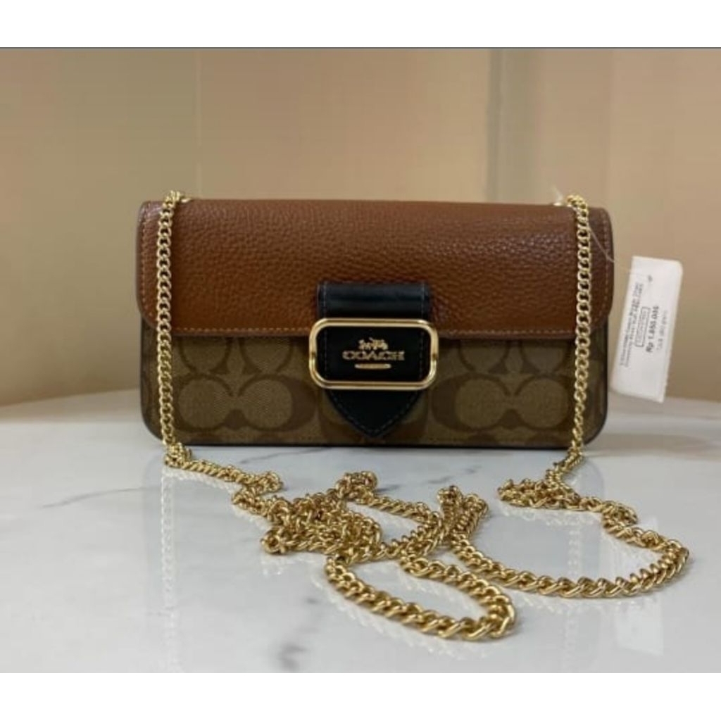 Saleee >>> Preloved coach morgan chain authentic