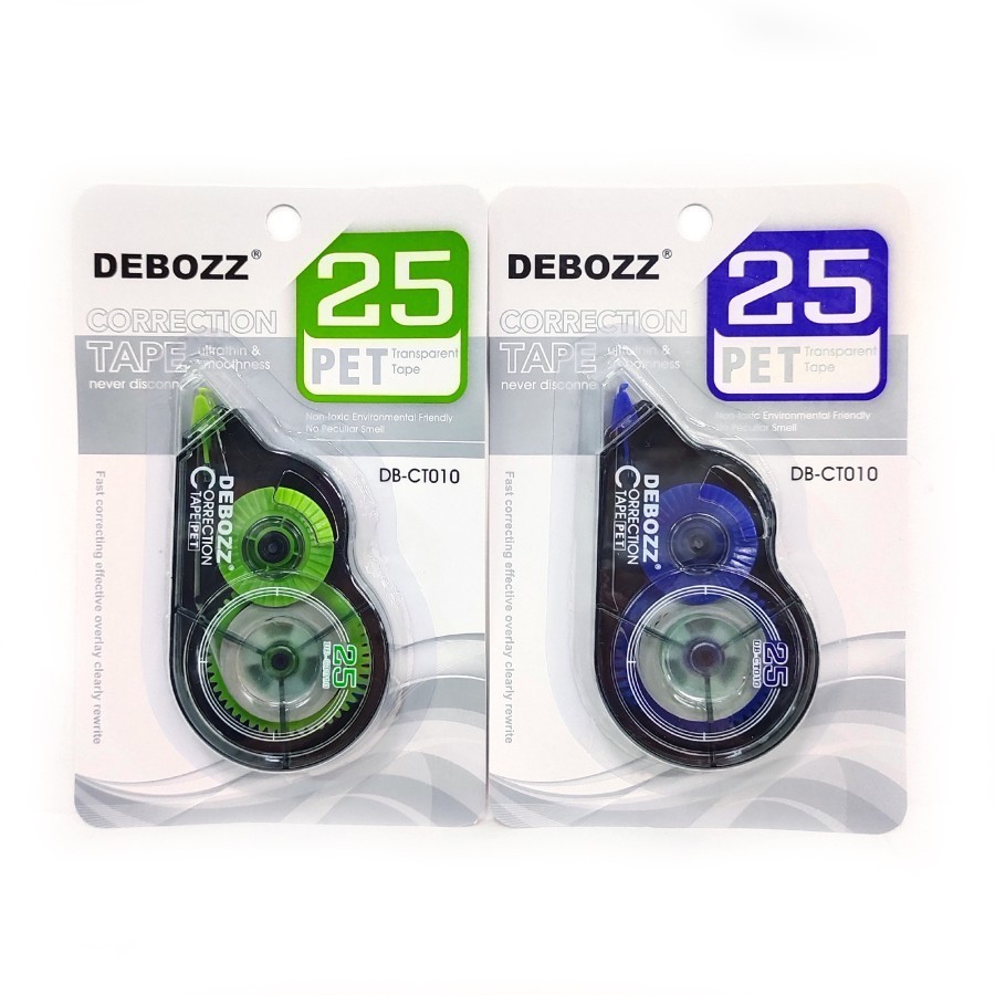 (1 Pcs) Correction Tape Debozz DB-CT010 / Penghapus Tipex Pita Kertas Debozz DB-CT010
