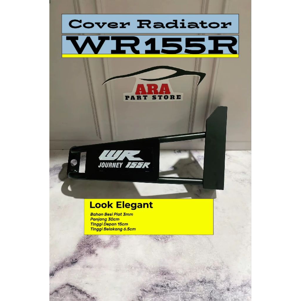 Pelindung Cover Pengaman Radiator motor Yamaha WR155 WR155r Tutup Radiator