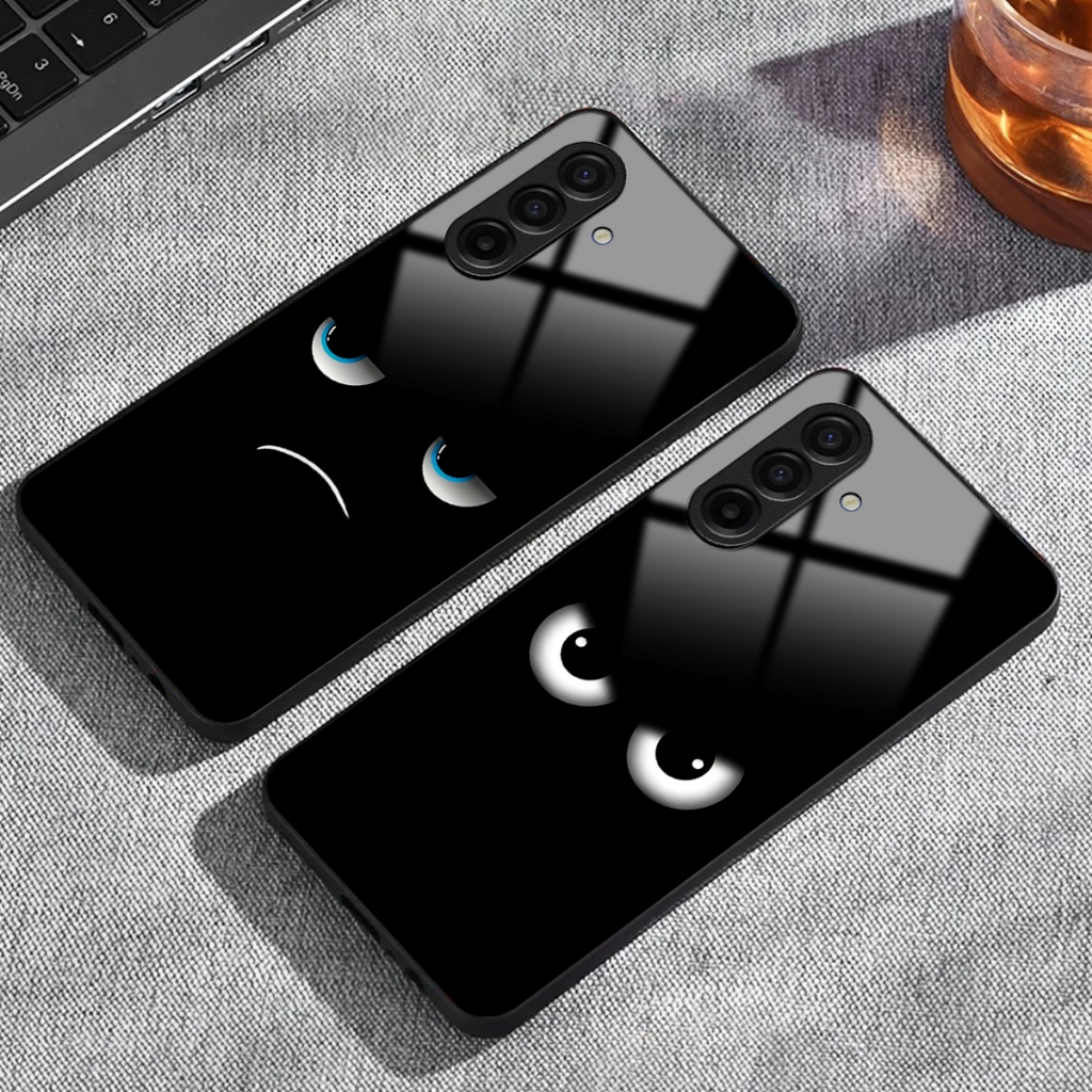 Softcase Kaca Samsung A17 TERBARU A13 A14 A15 A16 Case Kilau - Softcase Plat - Casing Custom Samsung