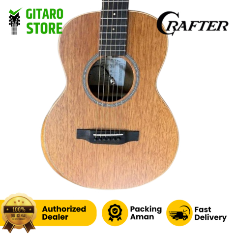 Gitar Akustik Elektrik Crafter Mino ALM All Mahogany Solid Brand Korea