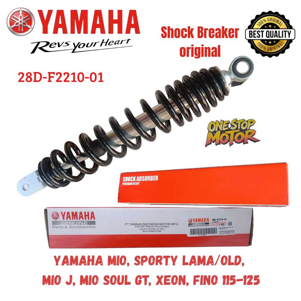 shockbreaker Mio original shock breaker belakang Mio smile mio lama 28D asli yamaha