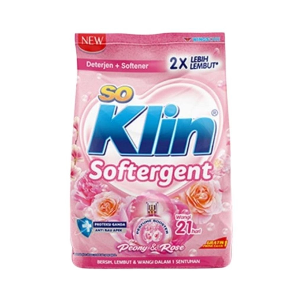 SOKLIN SOFTERGENT BUBUK  DETERJEN BUBUK LAUNDRY SO KLIN POWDER B