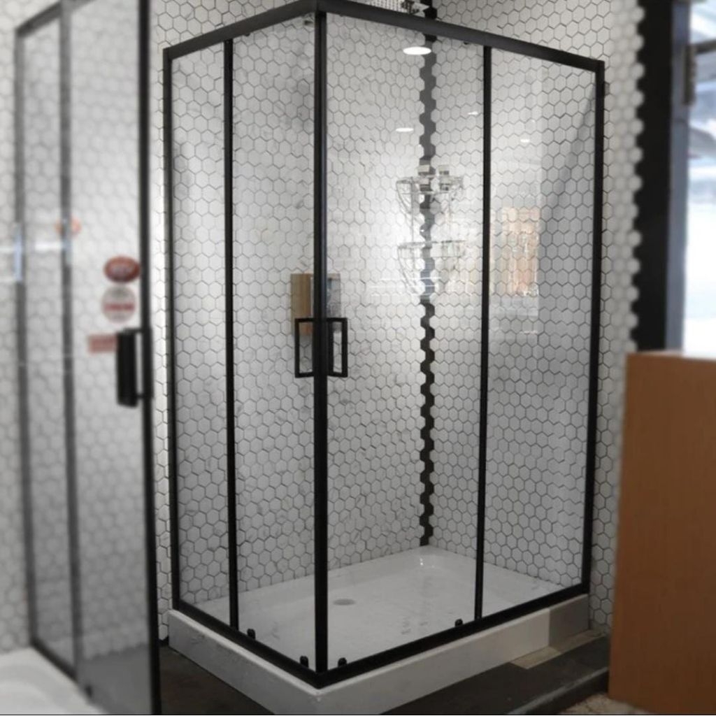 Kaca shower Kamar mandi +pintu kaca 8 mm