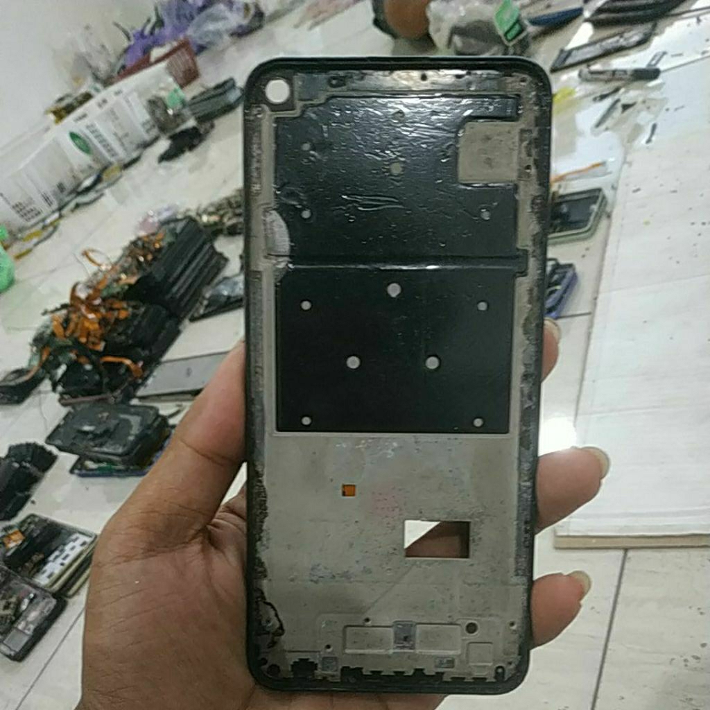 frame fullset bekas Vivo y50,kurang flexible power volume