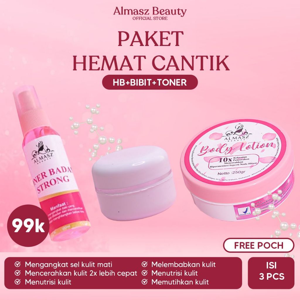 PAKET HEMAT BODYCARE/DOSTING BADAN/HB ANGGUR/TONER STRONG