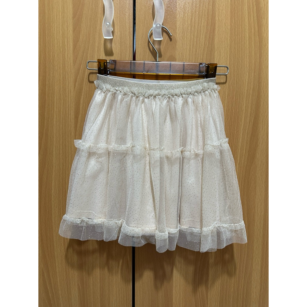 ANKO rok tutu gold anak 7th preloved