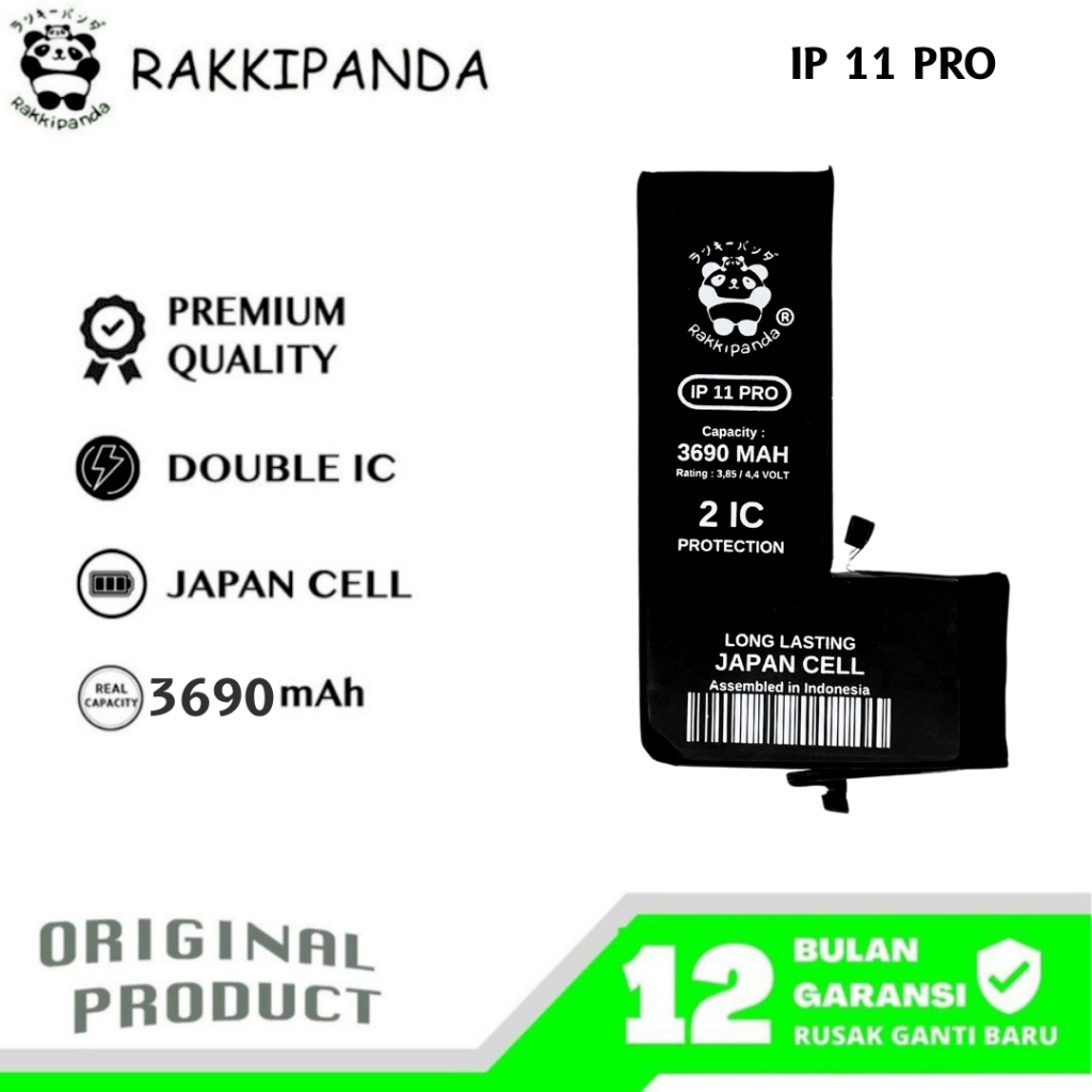 RakkiPanda - Ip 11 Pro Batre Batrai Baterai