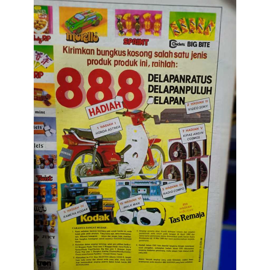 BUNDEL MAJALAH AMANAH TAHUN 1989 LAMPUNG